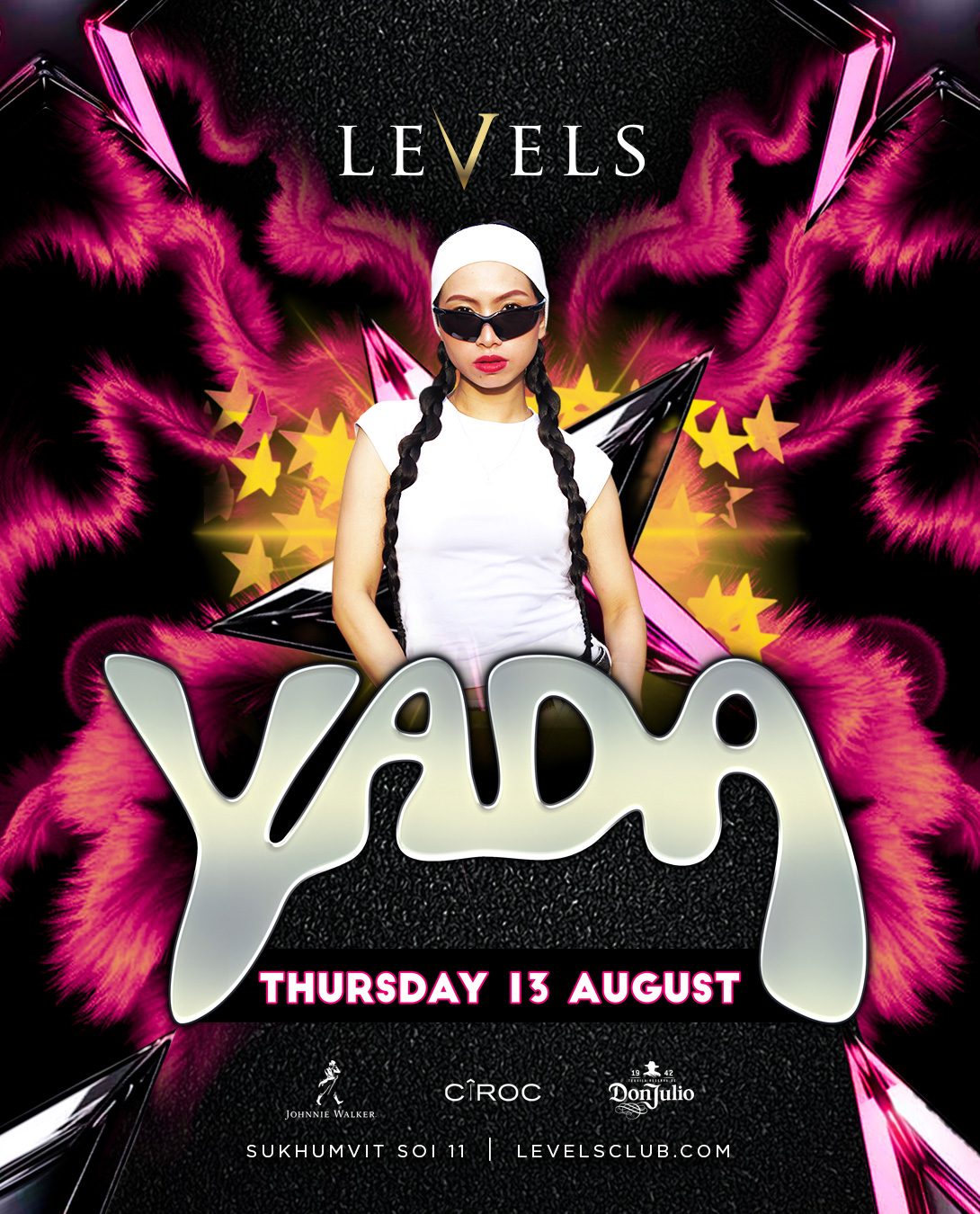 DJ Yada at Levels 13th August 2026